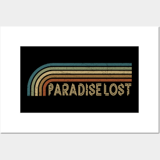 Paradise Lost Retro Stripes Posters and Art